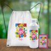 Combo Mochila, Botella Y Billetera Personalizada Blanco - Imagen 7