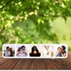 Cuadro 5 Fotos Personalizado Decorativo Regalo Único Blanco Personalizado Con Cualquier Diseño - Imagen 2