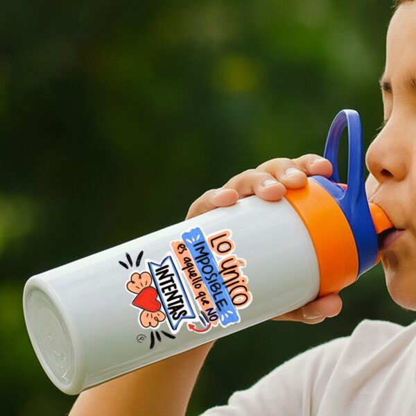 Botella Agua Colegio Personalizada Niños Diseño Variado Blanco Agregar a favoritos
